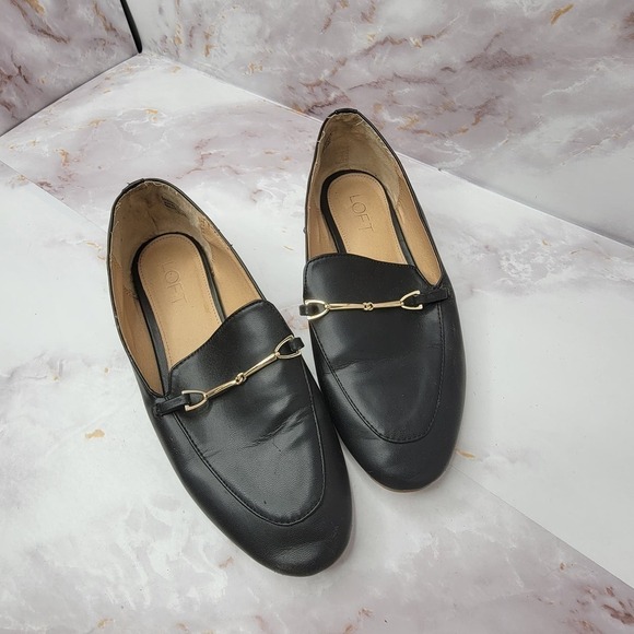 Loft Loafer Slid on Black with Mouth Bite detail - Picture 4 of 12